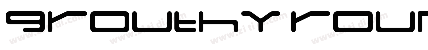 Grouthy Rounded字体转换